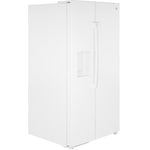 GE WHITE 28CU SIDE BY SIDE REFRIGERATOR WITH DISPENSER - Refrigerators - Additional View 32