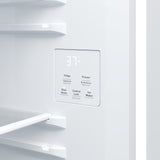 GE WHITE 28CU SIDE BY SIDE REFRIGERATOR WITH DISPENSER - Refrigerators - Additional View 9