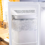 GE WHITE 28CU SIDE BY SIDE REFRIGERATOR WITH DISPENSER - Refrigerators - Additional View 13
