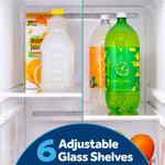 GE WHITE 28CU SIDE BY SIDE REFRIGERATOR WITH DISPENSER - Refrigerators - Additional View 14