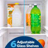 GE WHITE 28CU SIDE BY SIDE REFRIGERATOR WITH DISPENSER - Refrigerators - Additional View 14