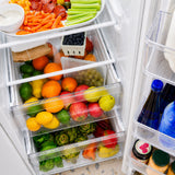 GE WHITE 28CU SIDE BY SIDE REFRIGERATOR WITH DISPENSER - Refrigerators - Additional View 19