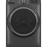 GE CARBON GRAPHITE FRONT LOAD 5CU STEAM WASHER - Black - Washers