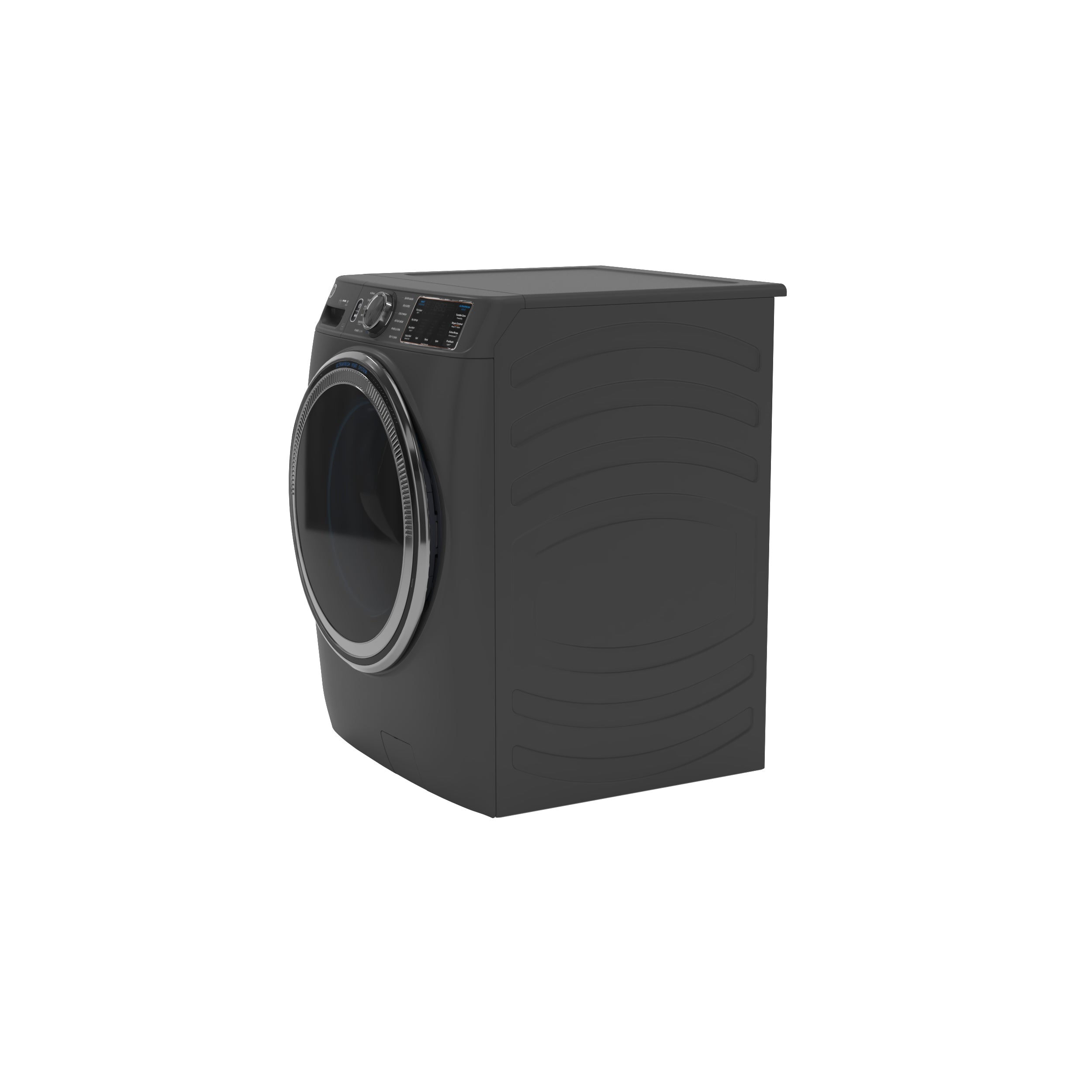 GE CARBON GRAPHITE FRONT LOAD 5CU STEAM WASHER - Black - Washers - Additional View 27