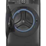 GE CARBON GRAPHITE FRONT LOAD 5CU STEAM WASHER - Black - Washers - Additional View 2