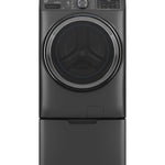 GE CARBON GRAPHITE FRONT LOAD 5CU STEAM WASHER - Black - Washers - Additional View 3