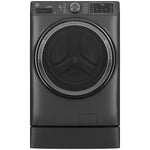 GE CARBON GRAPHITE FRONT LOAD 5CU STEAM WASHER - Black - Washers - Additional View 4