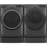 GE CARBON GRAPHITE FRONT LOAD 5CU STEAM WASHER - Black - Washers - Additional View 6