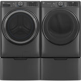 GE CARBON GRAPHITE FRONT LOAD 5CU STEAM WASHER - Black - Washers - Additional View 7