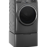 GE CARBON GRAPHITE FRONT LOAD 5CU STEAM WASHER - Black - Washers - Additional View 8