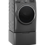 GE CARBON GRAPHITE FRONT LOAD 5CU STEAM WASHER - Black - Washers - Additional View 8
