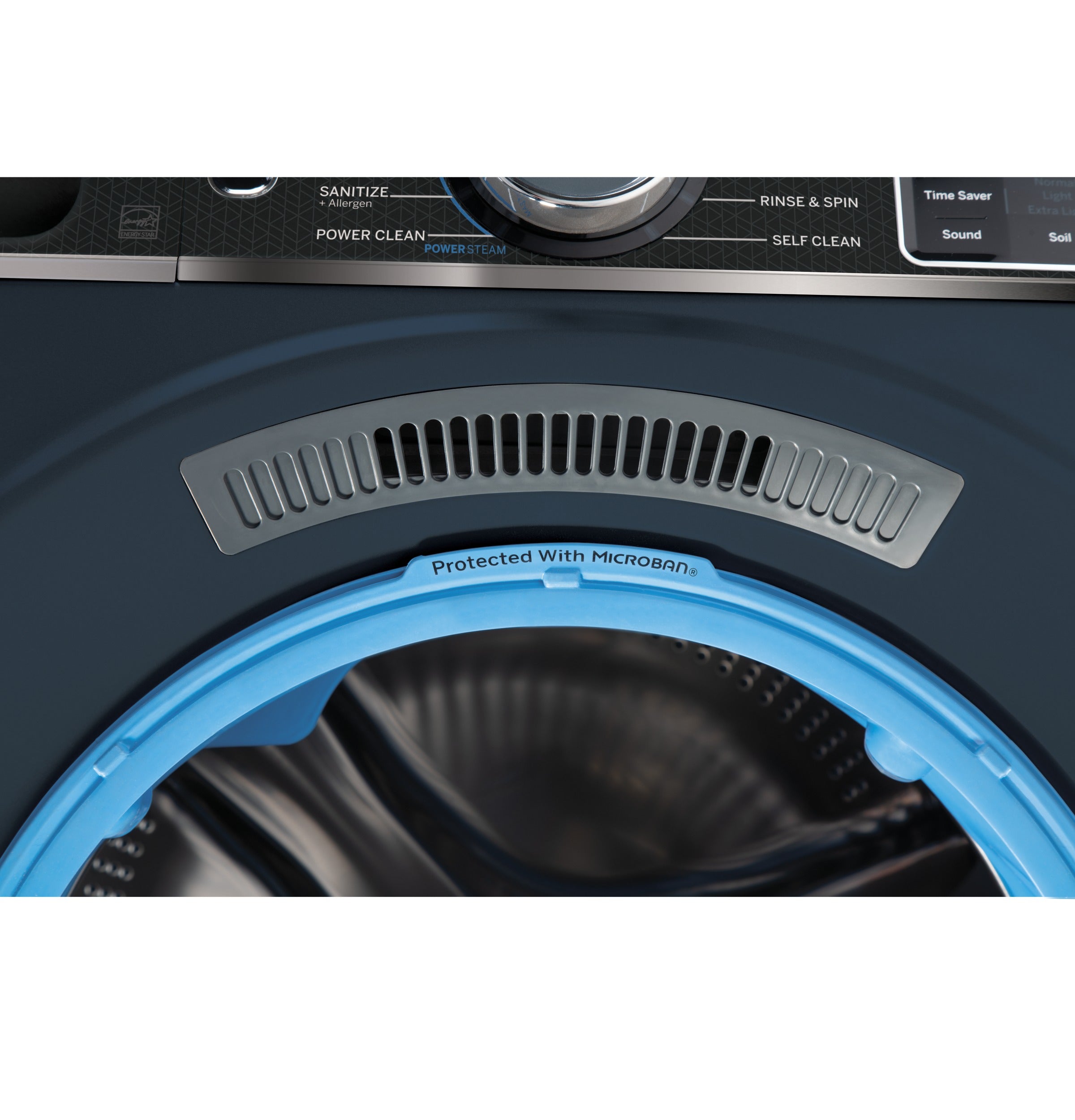 GE CARBON GRAPHITE FRONT LOAD 5CU STEAM WASHER - Black - Washers - Additional View 21