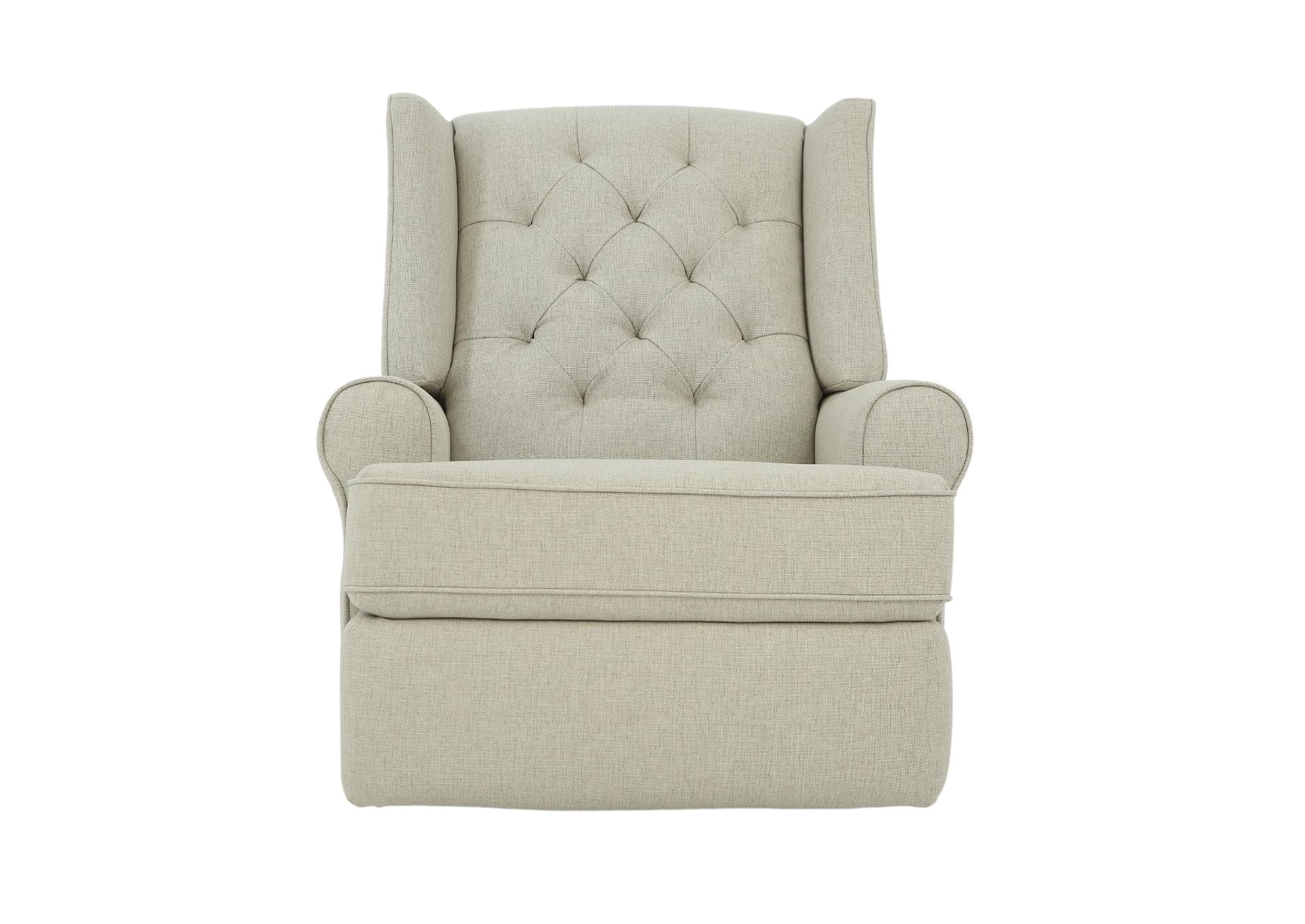 KENDRA BEIGE SWIVEL GLIDER RECLINER