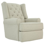 KENDRA BEIGE SWIVEL GLIDER RECLINER - Additional View 1