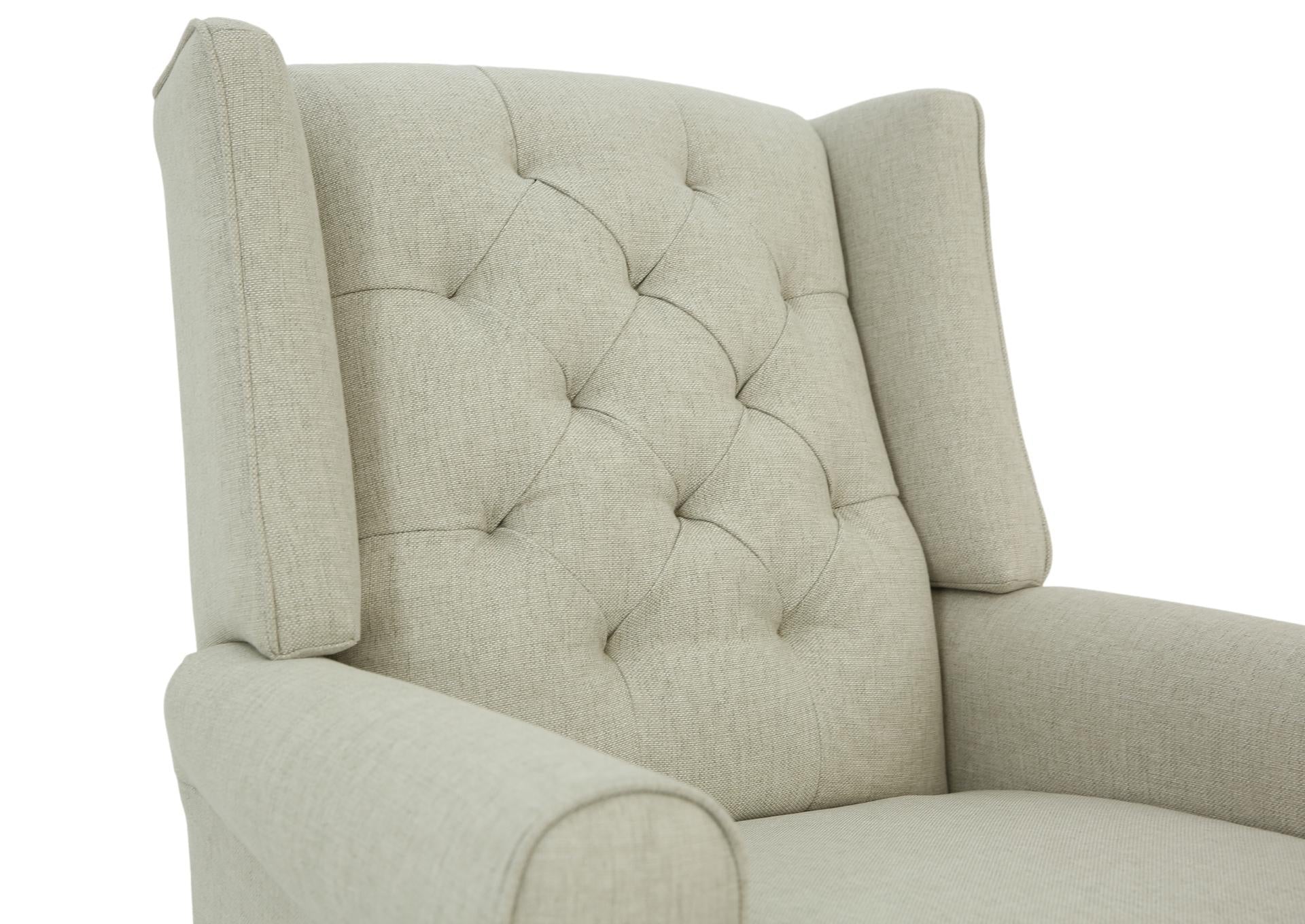 KENDRA BEIGE SWIVEL GLIDER RECLINER - Additional View 2