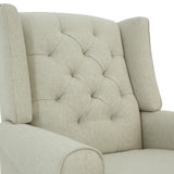 KENDRA BEIGE SWIVEL GLIDER RECLINER - Additional View 2