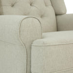 KENDRA BEIGE SWIVEL GLIDER RECLINER - Additional View 3