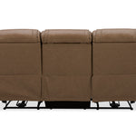 Boston Leather Power Sofa With Drop Down Table - Sand - Additional View 3