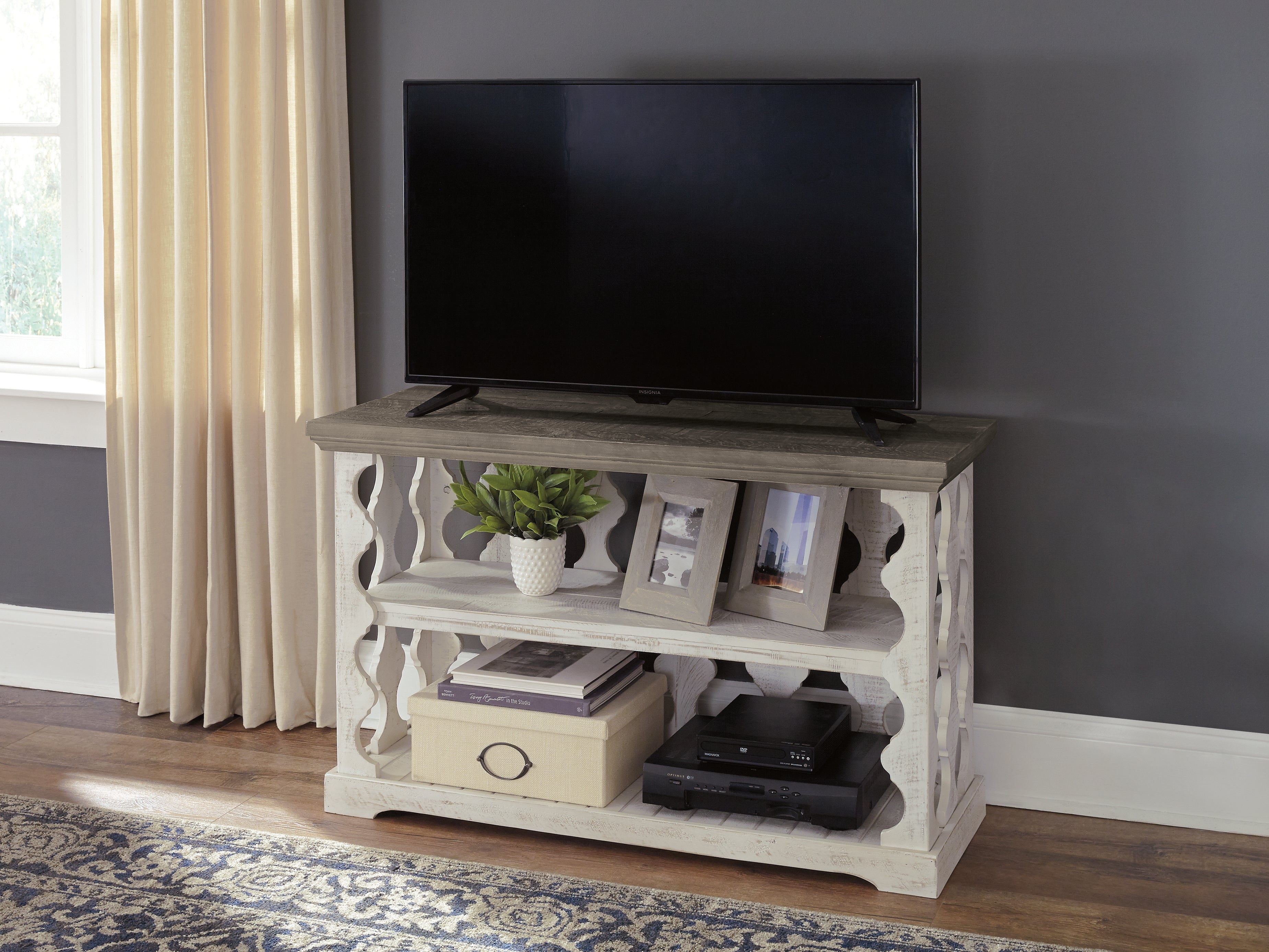 Ashley Furniture - HAVALANCE CONSOLE SOFA TABLE - Dark Gray - Tables - Additional View 4