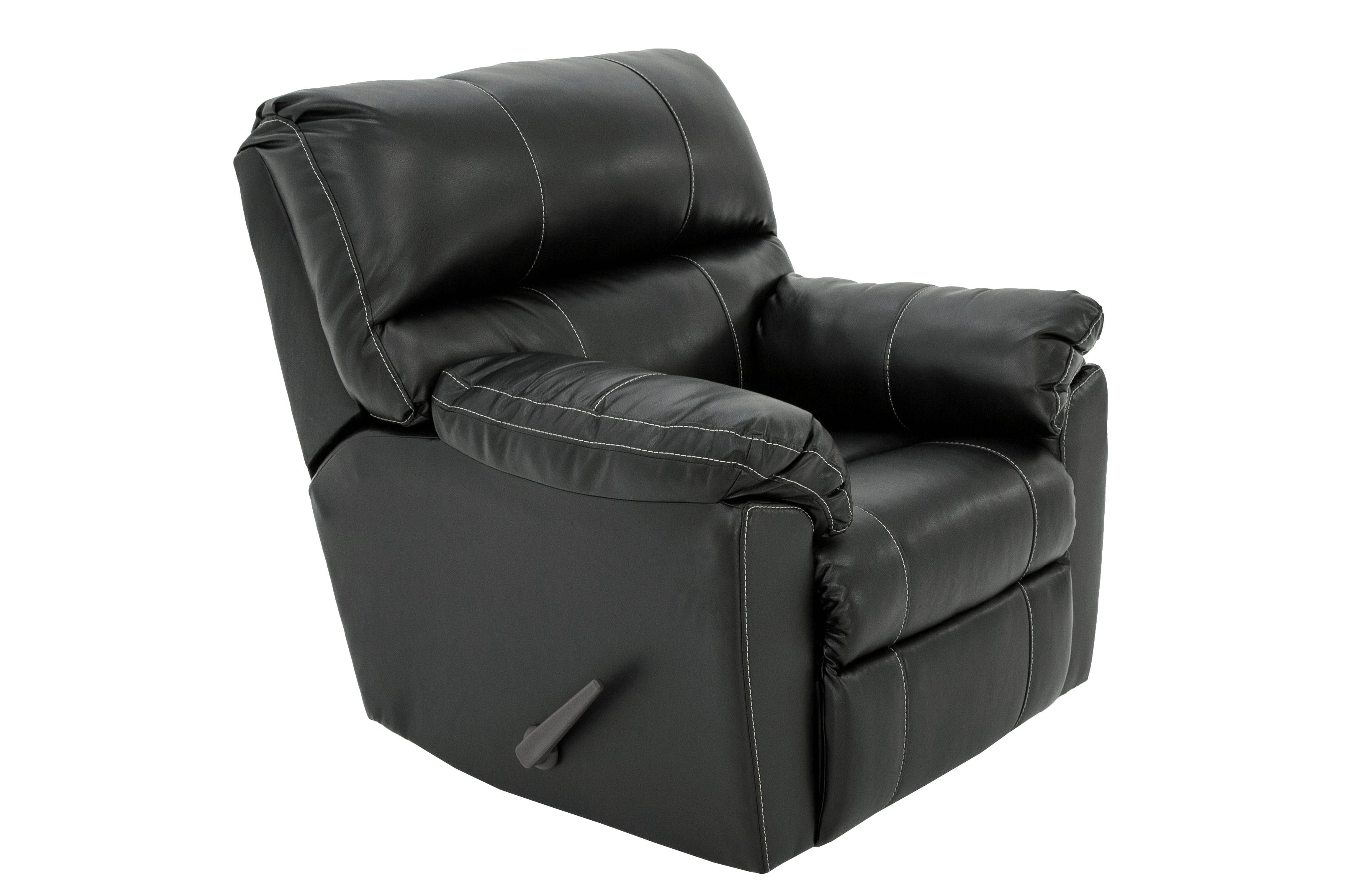 Austin Rocker Recliner - Black - Additional View 1