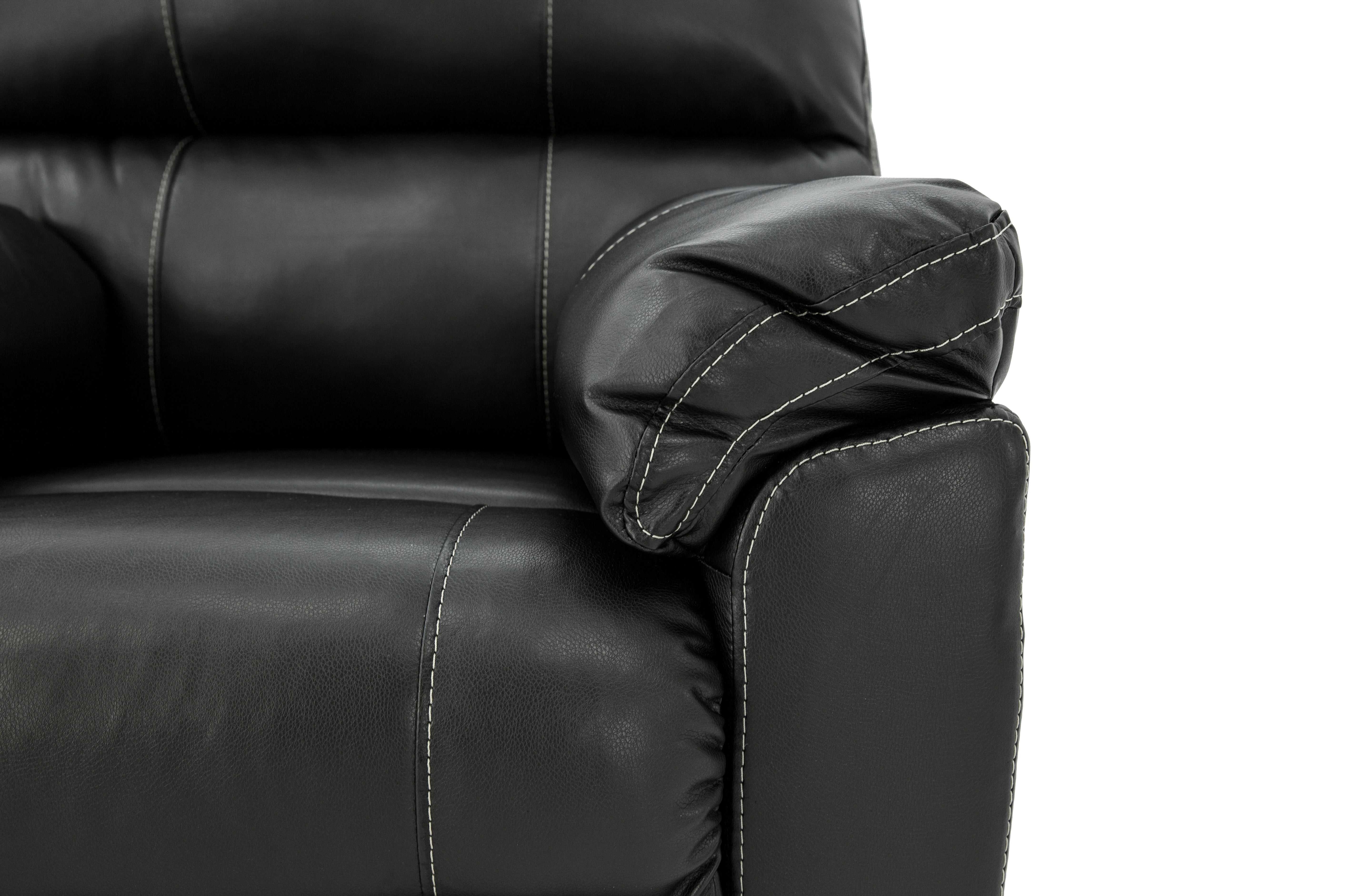 Austin Rocker Recliner - Black - Additional View 2