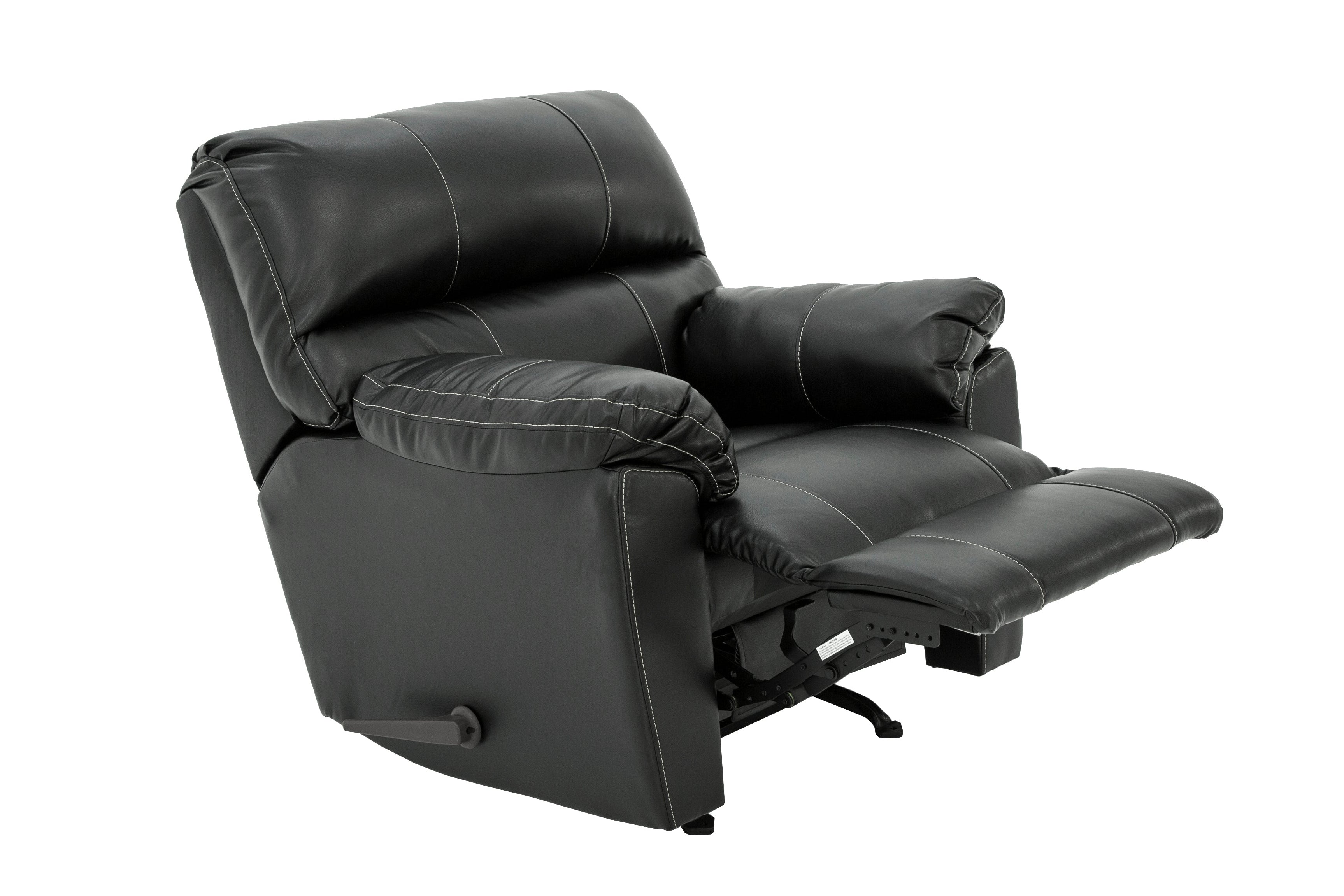 Austin Rocker Recliner - Black - Additional View 5
