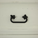MANSION AGED WHITE DRESSER AND MIRROR - Additional View 2