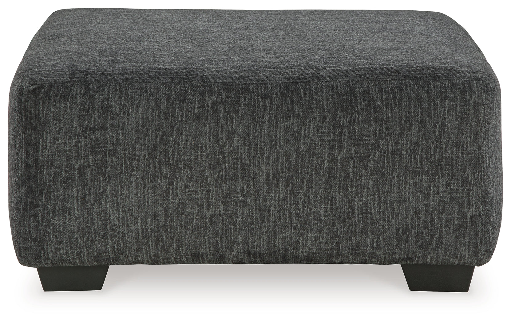 Ashley Furniture - Biddeford Ottoman - Black Fabric - Ottomans - Additional View 2