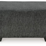Ashley Furniture - Biddeford Ottoman - Black Fabric - Ottomans - Additional View 2
