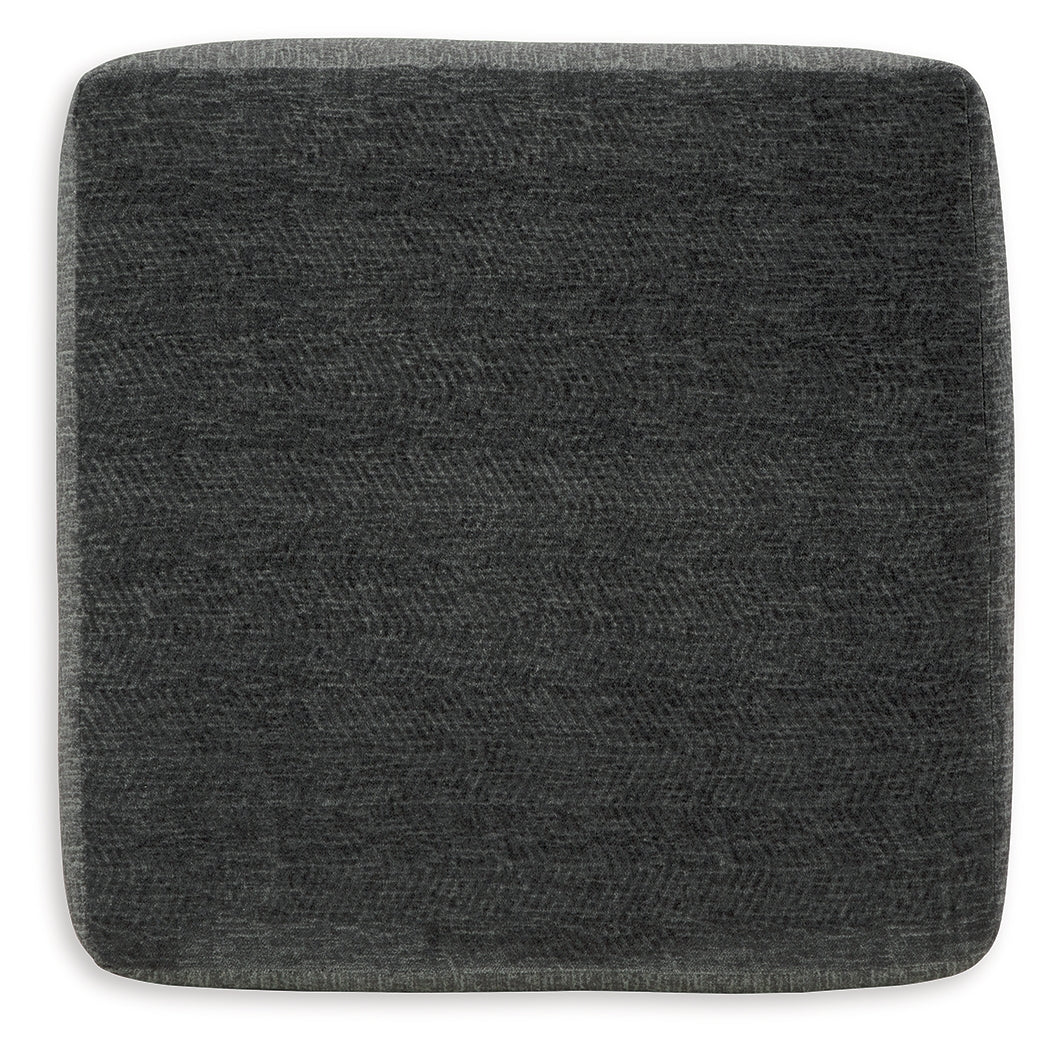 Ashley Furniture - Biddeford Ottoman - Black Fabric - Ottomans - Additional View 3