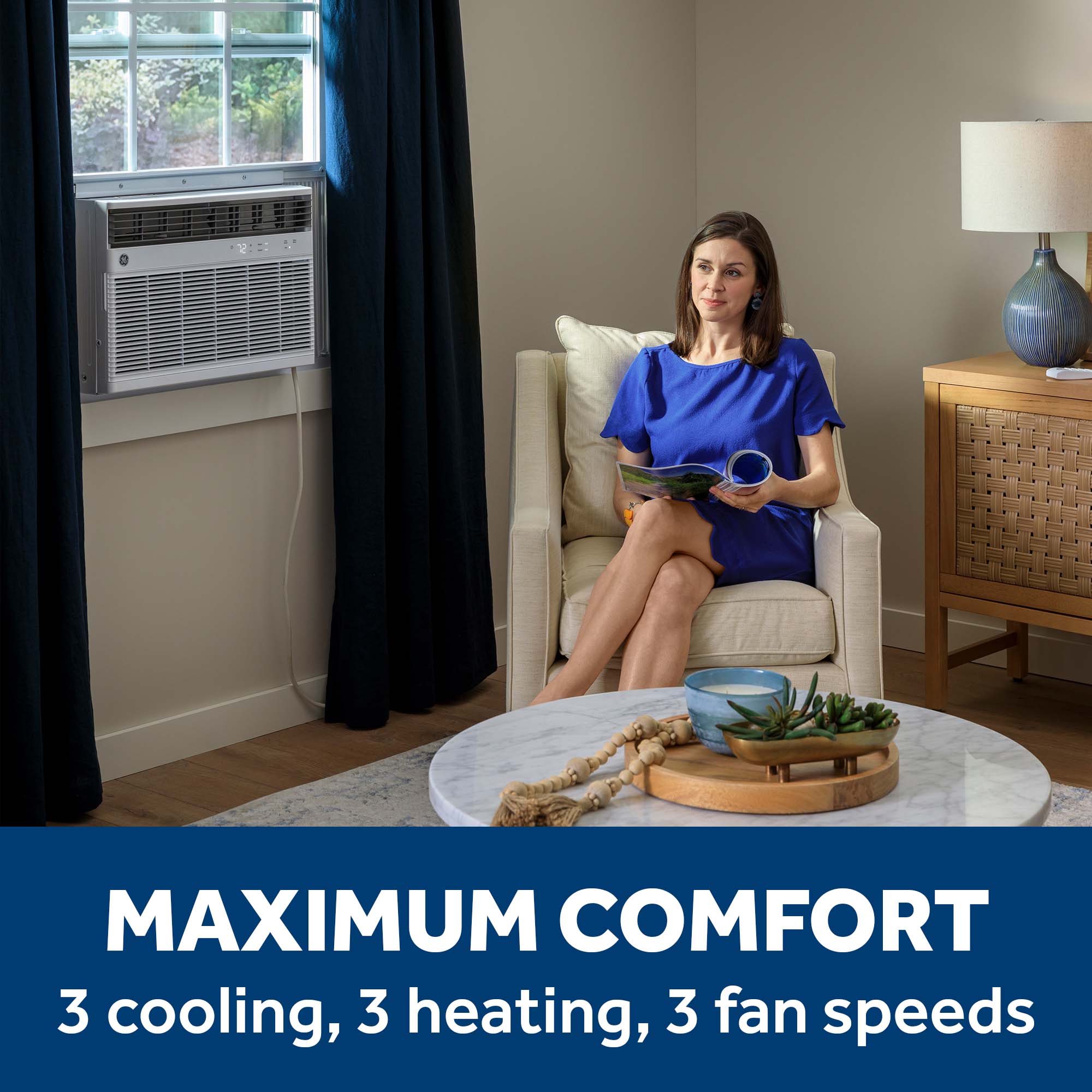 GE HEAT/COOL 18K BTU - White - Air Conditioners - Additional View 8