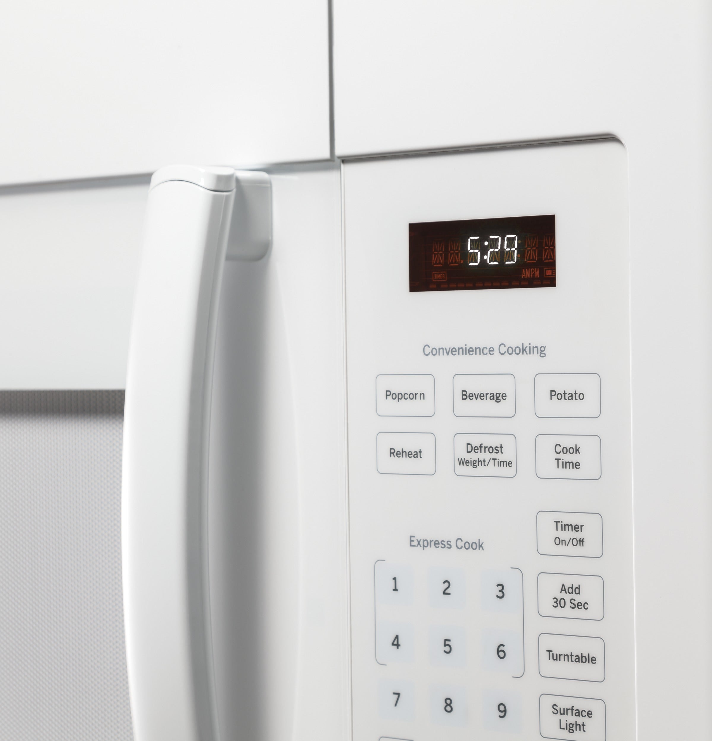GE WHITE 1.6CU OVER-THE-RANGE MICROWAVE - Microwaves - Additional View 4