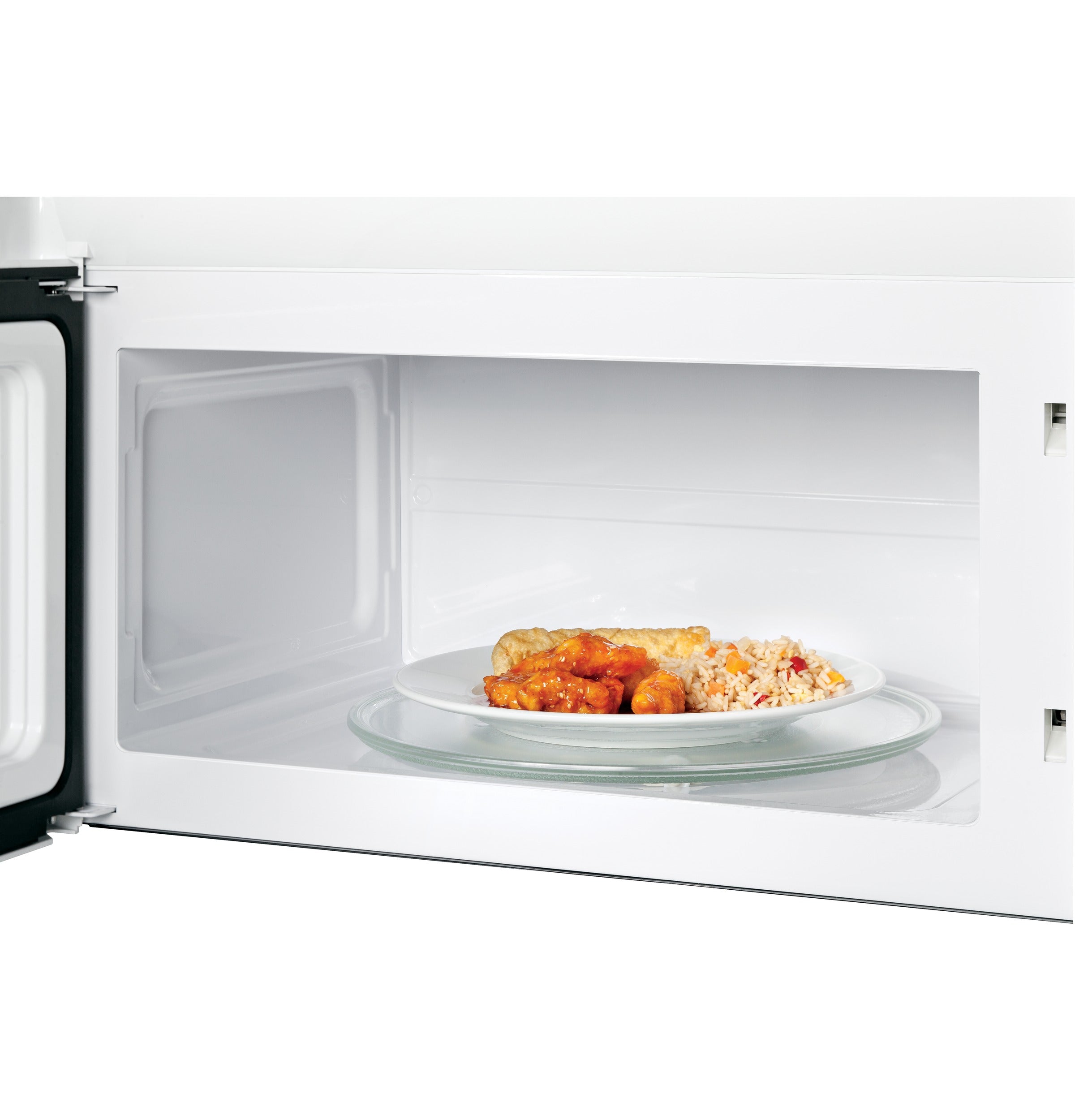GE WHITE 1.6CU OVER-THE-RANGE MICROWAVE - Microwaves - Additional View 6