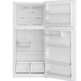 Ge White 21Cu Top Mount Refrigerator - Refrigerators - Additional View 2