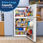 Ge White 21Cu Top Mount Refrigerator - Refrigerators - Additional View 5