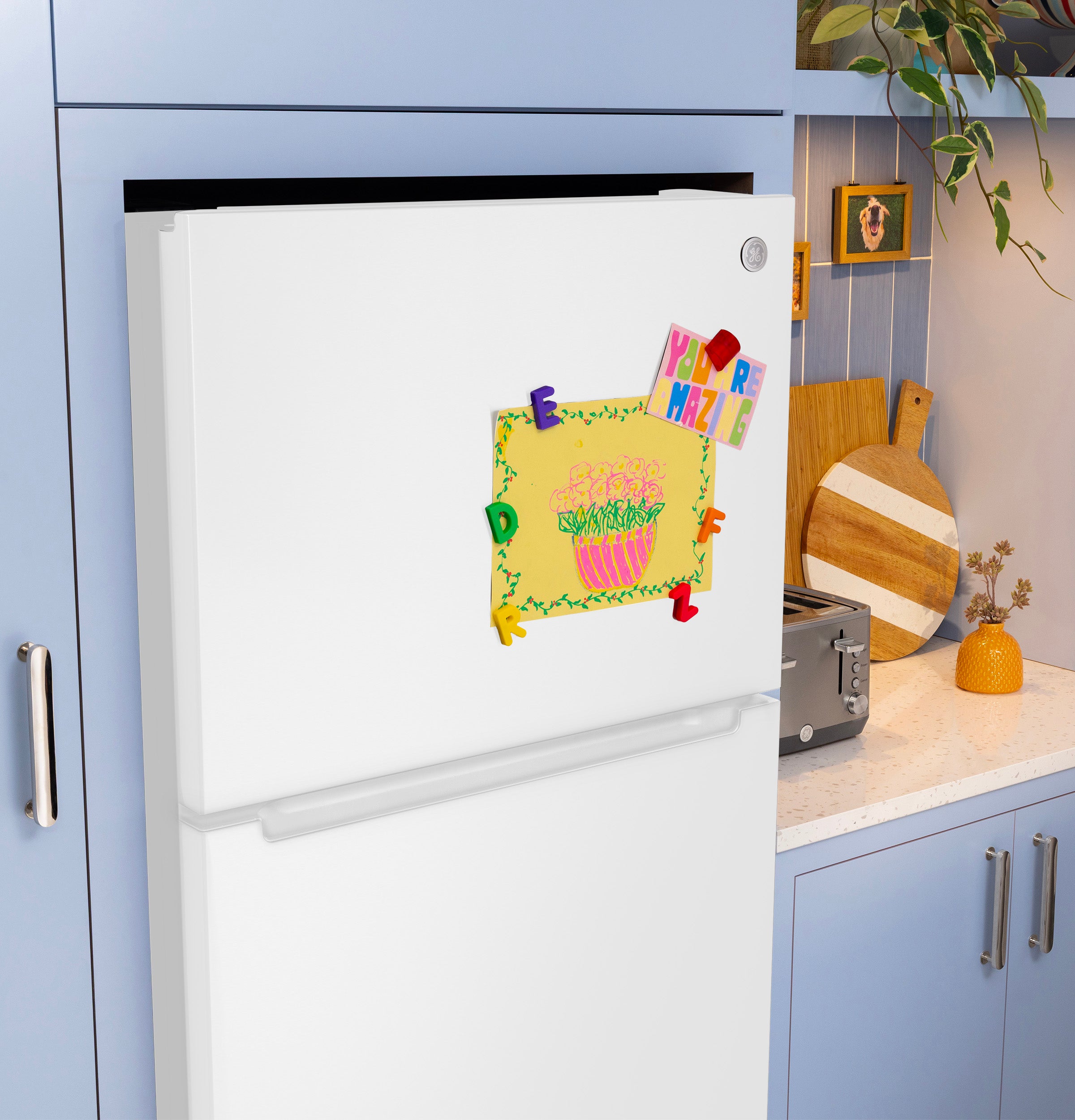 Ge White 21Cu Top Mount Refrigerator - Refrigerators - Additional View 19