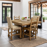 International Furniture Direct - Marquez Barstool - Wooden - Light Brown - Stools - Additional View 1