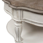 Liberty Furniture - Magnolia Manor Round Cocktail Table - Antique White - White|Dark Brown Wood - Tables - Additional View 6