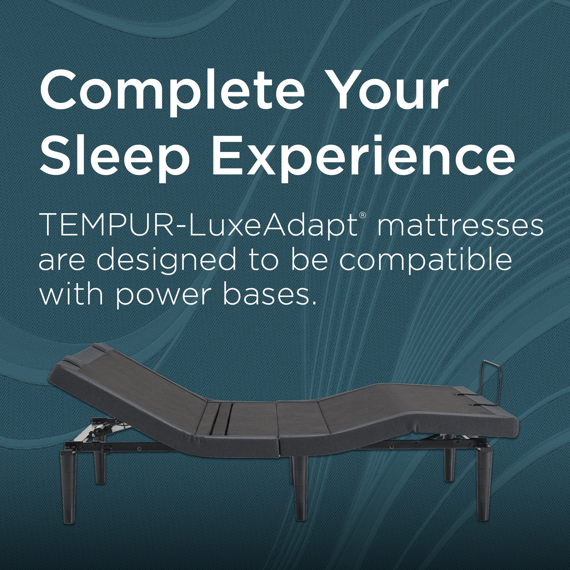 Tempur Sealy - LUXEADAPT 2.0 SOFT KING MATTRESS - White|Black Fabric - Mattresses - Additional View 10