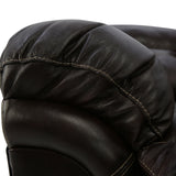 Hudson Leather Power Loveseat With Console - Chocolate - Additional View 3