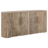 International Furniture Direct - RIVERBEND CONSOLE - Light Brown Wood - Tables - Additional View 1