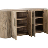 International Furniture Direct - RIVERBEND CONSOLE - Light Brown Wood - Tables - Additional View 2