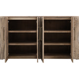 International Furniture Direct - RIVERBEND CONSOLE - Light Brown Wood - Tables - Additional View 3