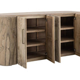 Balam 4 Doors Console - Ivory White