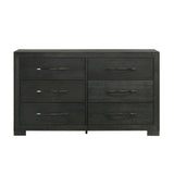 Elements International - Allan Black Dresser - Wood - Dresser & Mirror - Additional View 1