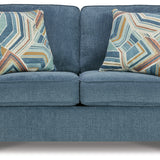 Ashley Furniture - CASHTON BLUE LOVESEAT - Fabric - Loveseats - Additional View 2