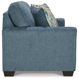 Ashley Furniture - CASHTON BLUE LOVESEAT - Fabric - Loveseats - Additional View 3