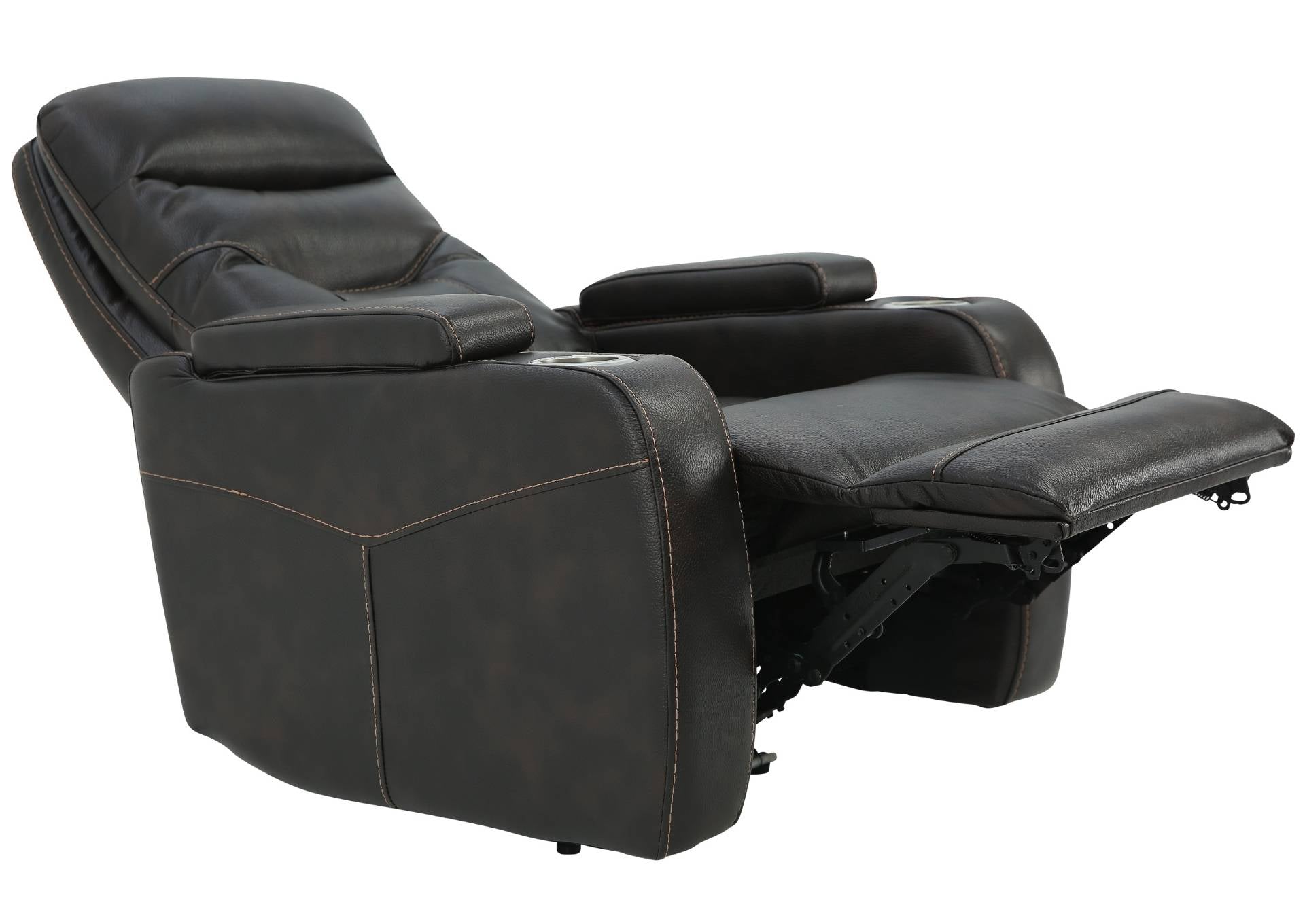 BOLTON WALNUT 2P POWER RECLINER WITH LIGHT - Additional View 3