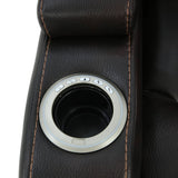 BOLTON WALNUT 2P POWER RECLINER WITH LIGHT - Additional View 4