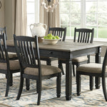 Ashley Furniture - Tyler Creek Dining Table - Dark Gray Wood - Tables - Additional View 1